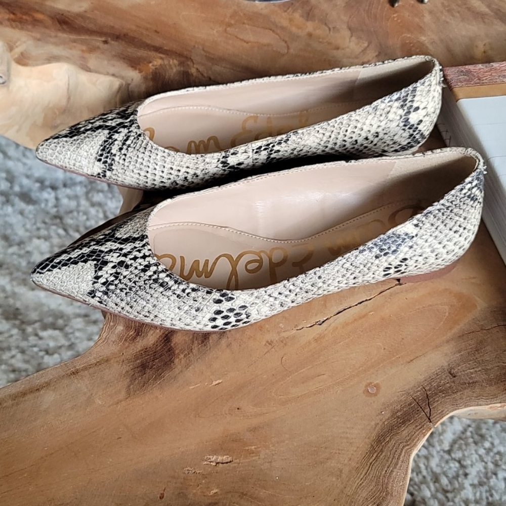 Sam Edelman Snake Skin Flats